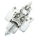 クロムハーツ Chrome Hearts　 3TRINKETS スリートリンケッツペンダント シルバーネックレストップ(シルバー 24.20g)【803042】【SJ02】【小物】【中古】bb131#rinkan*B