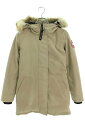 カナダグース CANADA GOOSE　サイズ:XS VICTORIA PARKA 3037LA ヴィクトリアパーカーダウンジャケット(ベージュ)【613042】【BS99】【レディース】【中古】bb187#rinkan*B