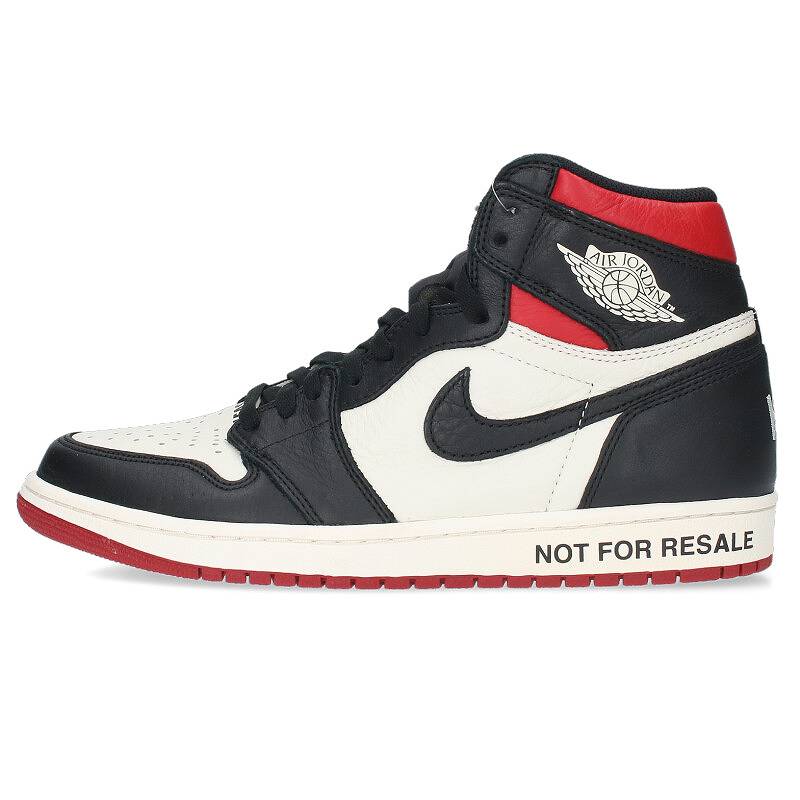 ナイキ NIKE　サイズ:27.5cm AIR JORDAN 1 RETRO HIGH OG NRG NOT FOR RESALE 861428-106 エアジョーダン1レトロハイノットフォーリセールスニーカー(ブラック×レッド×ホワイト)bb212#rinkan*A