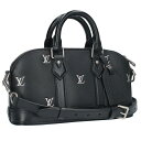 ルイヴィトン LOUISVUITTON M24529 アルマ EW モノグラムカーフスキン2WAYショルダーバッグ(ブラック×シルバー)【604042】【GZ...