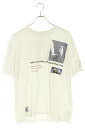 バーバリー Burberry　サイズ:S 8024733 フロントプリントTシャツ(ホワイト)【804042】【OM10】【メンズ】【中古】bb17#rinkan*B