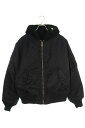 シュプリーム SUPREME サイズ:M 22AW Faux Fur Reversible MA-1 フードロゴファーリバーシブルブルゾン(ブラック)【614042】【BS99】【メンズ】【中古】bb355 rinkan B