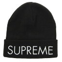 シュプリーム SUPREME 22AW Capital Beanie キャピタルロゴ帽子(ブラック)【105042】【BS99】【小物】【中古】【準新入荷】bb355 rinkan A