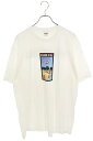 シュプリーム SUPREME　×トイマシーン サイズ:XL 24SS Toy Machine Welcome To Hell Tee フロントプリントTシャツ(ホワイト)bb51#rinkan*A