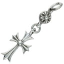 クロムハーツ Chrome Hearts　 1B TNY CH CRS 1ボールタイニーCHクロス チャーム シルバーネックレストップ(シルバー 6.57g)【514042】【NO05】【小物】【中古】bb170#rinkan*B