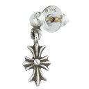 クロムハーツ Chrome Hearts　 TNY E CH PLS 1 タイニーECHプラスドロップ シルバーピアス(シルバー 1.18g)【614042】【NO05】【小物】【中古】bb209#rinkan*B