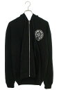 クロムハーツ Chrome Hearts　サイズ:M SWTSHRT HD ZIP ロサンゼルス限定ホースシューバックプリントパーカー(ブラック×シルバー)【714042】【SS13】【メンズ】【中古】bb132#rinkan*S