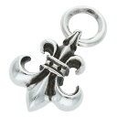 クロムハーツ Chrome Hearts　 BS FLUER BSフレアペンダント ペンダント シルバーネックレストップ(シルバー 24.84g)【524042】【SJ02】【小物】【中古】bb415#rinkan*B