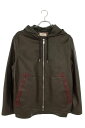 エルメス HERMES サイズ:46 ラム クロコレザー切替レザージップアップブルゾン(ブラウン)【424042】【BS55】【メンズ】【中古】bb396#ri...