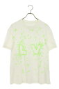 ルイヴィトン LOUISVUITTON　サイズ:M 22AW RM222M NPL HNY14X LVスプレッドエンブロイダリーTシャツ(ホワイト)【424042】【GZ11】【メンズ】【中古】bb328#rinkan*B