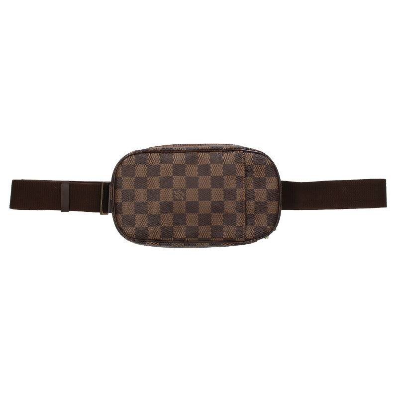 ルイヴィトン LOUISVUITTON N51870 ポシェット ガンジュ ダミエショルダーバッグ(ブラウン)【805042】【BS99】【小物】【中古】bb76 rinkan B