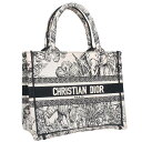 ディオール DIOR サイズ:S BOOK TOTE ブックトート リバース トワル ドゥ ジュイトートバッグ(ホワイト×ブラック)【524042】【SS13】...