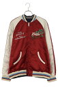 エヴィス EVISU　サイズ:XL 2ESHTM3JK103LFPL リバーシブルスーベニアジャケットブルゾン(レッド×ネイビー)【105042】【BS99】【メンズ】【中古】bb78#rinkan*S