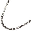 クロムハーツ Chrome Hearts　サイズ:20inch PAPER CHAIN 20 ペーパーチェーン20inch シルバーネックレス(シルバー 37.03g)【105042】【SJ02】【小物】【中古】bb412#rinkan*B