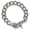 クロムハーツ Chrome Hearts　サイズ:15LINK EX FNCY CHN エクストラファンシーリンククリップ オールド シルバーブレスレット(シルバー 135.74g)【724042】【SS07】【小物】【中古】bb212#rinkan*B