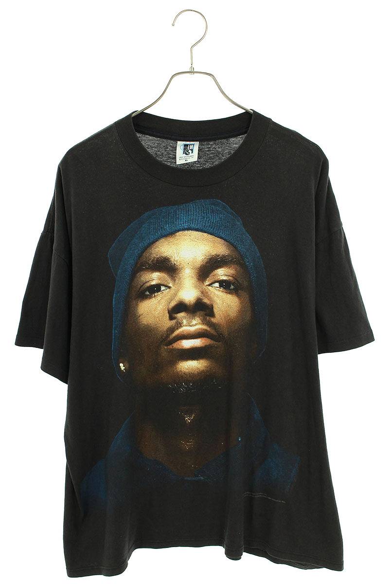 ヴィンテージ VINTAGE　サイズ:XL SNOOP DOGGプリントTシャツ(ブラック×ブルー)【924042】【SB01】【メンズ】【中古】bb17#rinkan*C