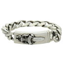 クロムハーツ Chrome Hearts サイズ:13LINK ID DAGGER ダガーIDクラシックリンク シルバーブレスレット(シルバー 115.91g)...