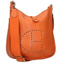 エルメス HERMES サイズ:PM エブリン3PM □P刻印 SV金具レザーショルダーバッグ(オレンジ)【305042】【SS13】【小物】【中古】bb132...