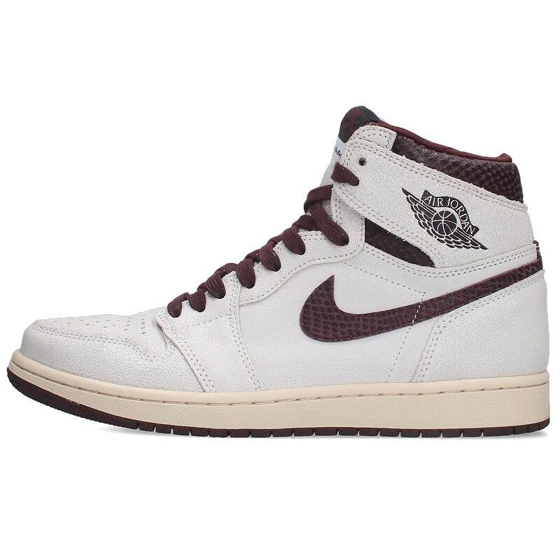 ナイキ NIKE　サイズ:28cm AIR JORDAN 1 RETRO HI OG SP A MA MANIERE DO7097-100 エアジョーダン1ハイアママニエールスニーカー(オフホワイト×ブラウン)【115042】【SB01】【メンズ】【小物】【中古】bb132#rinkan*B