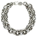 クロムハーツ Chrome Hearts 2 DOUBLE B RING ダブルBリング シルバーブレスレット(シルバー 90.89g)【415042】【SJ...