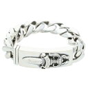 クロムハーツ Chrome Hearts サイズ:11LINK ID DAGGER ダガーIDクラシックリンク シルバーブレスレット(シルバー 110.63g)...