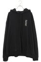 クロムハーツ Chrome Hearts サイズ:XXL SWTSHRT PLVR 袖プリントプルオーバーパーカー(ブラック×ホワイト)【529042】【OM10】【メンズ】【中古】bb390#rinkan*B(4)