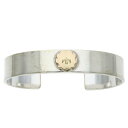 ゴローズ goro's サイズ:M 平打ちブレス M ブレスレット(シルバー×ゴールド 32.73g)【325042】【HJ08】【小物】【中古】bb317#r...