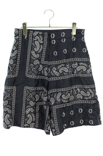 ディオール DIOR サイズ:44 013C121A5532 ペイズリー柄シルクショートパンツ(ネイビー)【405052】【OM10】【メンズ】【中古】bb51#rinkan*A ディオール DIOR サイズ:44 013C121A5532 ペイズリー柄シルクショートパンツ(ネイビー)【405052】【OM10】【メンズ】【中古】bb51#rinkan*A
