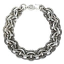 クロムハーツ Chrome Hearts 2 DOUBLE B RING ダブルBリング シルバーブレスレット(シルバー 91.70g)【035042】【SJ...