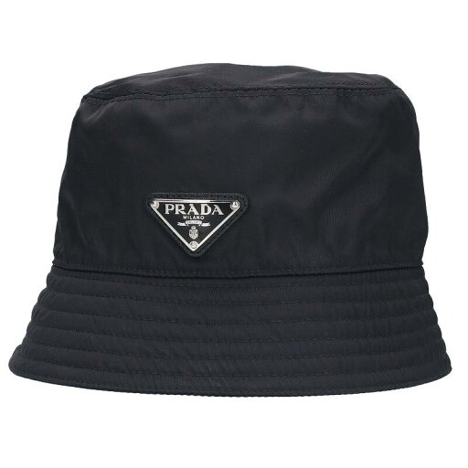 プラダ PRADA サイズ:M 2HC137 RE-NYLON三角プレートナイロンバケットハット(ブラック)【106042】【FK04】【小物】【中古】bb328#rinkan*B プラダ PRADA サイズ:M 2HC137 RE-NYLON三角プレートナイロンバケットハット(ブラック)【106042】【FK04】【小物】【中古】bb328#rinkan*B