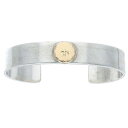 ゴローズ goro's サイズ:M 平打ちブレス M ブレスレット(シルバー×ゴールド 32.55g)【306042】【HJ08】【小物】【中古】bb355#r...