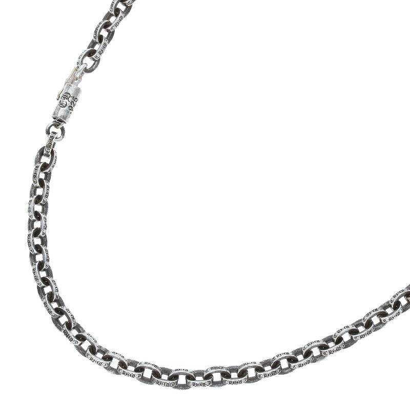 クロムハーツ Chrome Hearts　サイズ:20inch PAPER CHAIN 20 ペーパーチェーン20inch シルバーネックレス(シルバー 31.32g)【406042】【NO05】【小物】【中古】bb170#rinkan*B