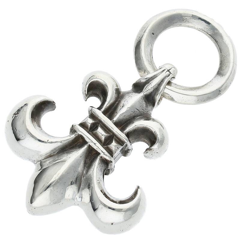 クロムハーツ Chrome Hearts　 BS FLUER BSフレアペンダント ペンダント シルバーネックレストップ(シルバー 24.58g)【506042】【SJ02】【小物】【中古】bb415#rinkan*B