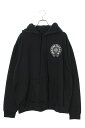 クロムハーツ Chrome Hearts サイズ:L SWTSHRT PLVR マリブ限定ホースシューバックプリントパーカー(ブラック)【616042】【SJ0...