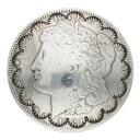ゴローズ goro's タガネ入りワンダラーモルガン コンチョ(シルバー 26.98g)【107042】【HJ08】【小物】【中古】bb153#rinkan*...