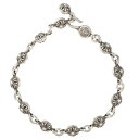 クロムハーツ Chrome Hearts NO1 BALL #1クロスボール シルバーブレスレット(シルバー 49.93g)【707042】【OS06】【小物...