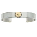 ゴローズ goro's サイズ:L 平打ちブレス L ブレスレット(シルバー×ゴールド 35.25g)【717042】【NO05】【小物】【中古】bb395#r...