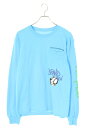 クロムハーツ Chrome Hearts サイズ:M PPO BRAIN NEW LS MATTY BOYブレインニュープリント長袖カットソー(ブルー)【517...