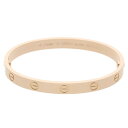 カルティエ Cartier サイズ:17 LOVE BRACELET ラブブレス K18PG ラブブレスレット(ピンクゴールド 30.88g)【527042】【...