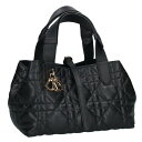 ディオール DIOR サイズ:S TOUJOURS トゥジュールスモールレザーハンドバッグ(ブラック)【427042】【SS13】【小物】【中古】bb17#ri...