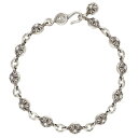 クロムハーツ Chrome Hearts NO1 BALL #1クロスボール シルバーブレスレット(シルバー 48.98g)【927042】【OM10】【小物...