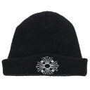 クロムハーツ Chrome Hearts WOOL WATCH CAP ウールワッチキャップ CHプラスホースシューステッチアクリルビーニー(ブラック)【328042】【OS06】【小物】【中古】bb132#rinkan*B
