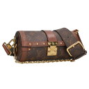 ルイヴィトン LOUISVUITTON M57835 パピヨントランク ボストン型モノグラムチェーンショルダーバッグ(ブラウン)【327042】【SB01】【...