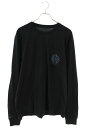 クロムハーツ Chrome Hearts サイズ:L CH L S 1 STAFFバックホースシュープリント長袖カットソー(ブラック)【727042】【SJ02...