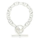 エルメス HERMES サイズ:16LINK Chaine d'Ancre MM シェーヌダンクルMMシルバーブレスレット(シルバー 58.34g)【70114...