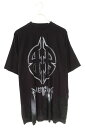 バレンシアガ BALENCIAGA サイズ:2 24AW 787349 TQVT1 Metal BB StencilオーバーサイズTシャツ(ブラック)【4021...