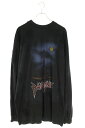 バレンシアガ BALENCIAGA サイズ:4 24AW 791613 TQVY2 パリムーンプリント長袖カットソー(ブラック)【108042】【OM10】【メ...