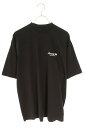 バレンシアガ BALENCIAGA サイズ:XS 24AW 764235 TQVS6 BEVERLYHILLSミディアムフィットTシャツ(ブラック)【10804...