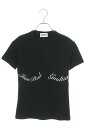 ジャンポールゴルチエ Jean Paul Gaultier サイズ:S 24AW 2430FTS082IJ056 0001 ロゴプリントTシャツ(ブラック)【...