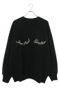 ジャンポールゴルチエ Jean Paul Gaultier サイズ:XS 24AW 2430FSW038IJ057 0001 ロゴプリントオーバーサイズスウェット(ブラック)【108042】【BS55】【レディース】【新古品】bb20#rinkan*N